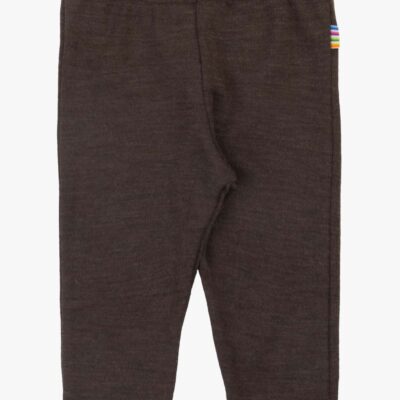 Joha Leggings Merinould, Mørkebrun, 60