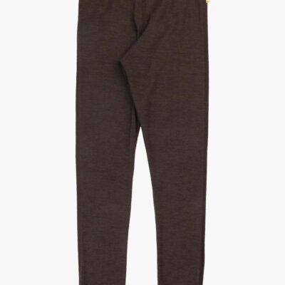 Joha Leggings Merinould, Mørkebrun, 120