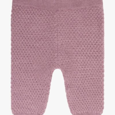 CeLaVi Strikkede Leggings Merinould, Lilas Melange, 100