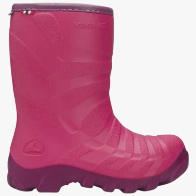 Viking Ultra Vinterstøvler, Fuchsia/Purple, 28, Gummistøvler børn - Bedst i test