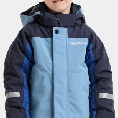 Didriksons Neptun Vinterjakke, Winter Blue, 140