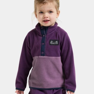 Didriksons Monte Fleecetrøje, Northen Purple, 120