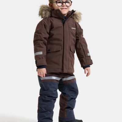 Didriksons Bjärven Vinterjakke, Shadow Brown, 110