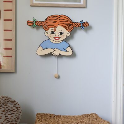 CarloBaby Pippi Langstrømpe Væglampe Portræt, Børnelampe