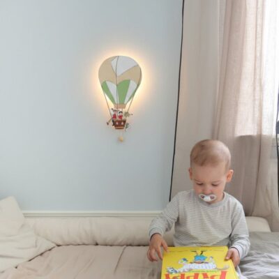 CarloBaby Pippi Langstrømpe Væglampe Luftballon, Børnelampe