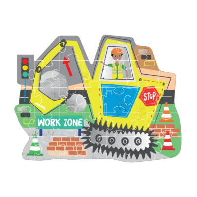 Floss & Rock - Puslespil i Facon 30 Stk. - Construction