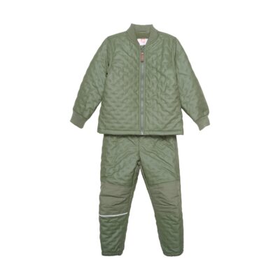 Celavi Coated Termosæt M/fleece- Army - 86