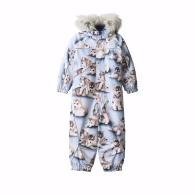 Molo Polaris Fur Flyverdragt - Husky Cubs - 110