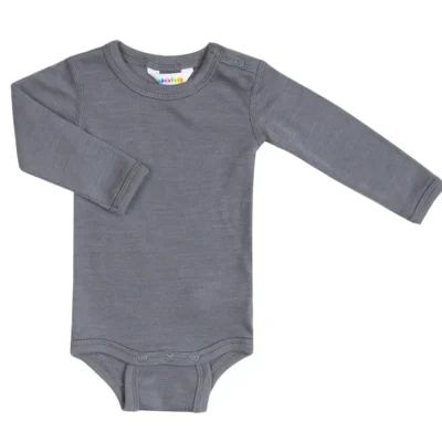 Joha Uld/Silke Body Med Lange Ærmer - Dark Grey - 80