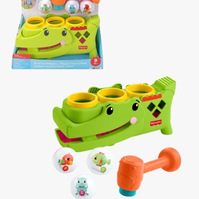 Fisher-Price Tap & Roll Aktivitetslegetøj Alligator