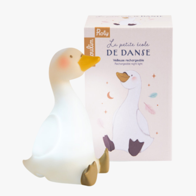Moulin Roty Natlampe Svanebaby La Petite Ecole De Danse, Hvid, Børnelampe