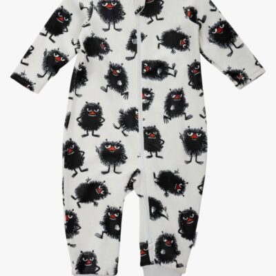 Moomin by Martinex Pigg Velourpyjamas Baby, Grå, 92