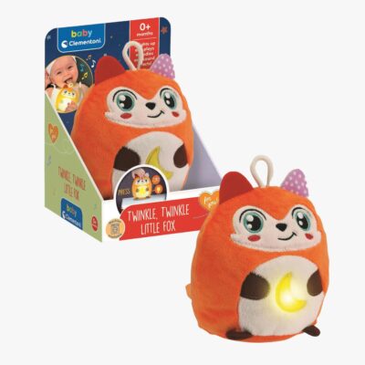 Clementoni Baby Natlampe, Twinkle Twinkle Little Fox, Børnelampe
