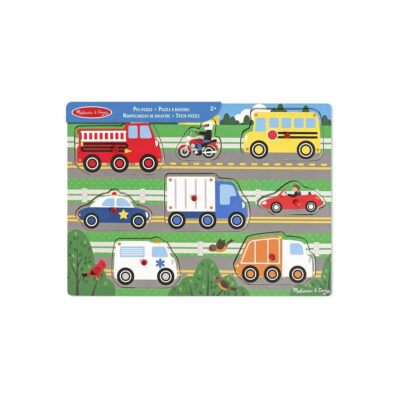 Melissa & Doug Knoppuslespil - Køretøjer