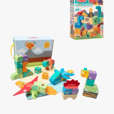 Melissa & Doug Blockables Byggesæt Dinosaurer 69 Dele