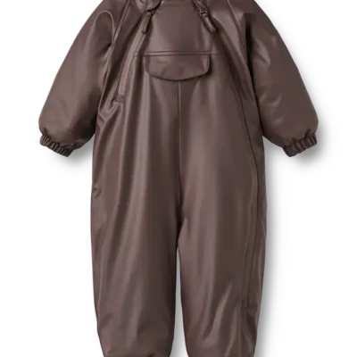 Wheat Evig Gummi Flyverdragt - Chocolate Plum - 80