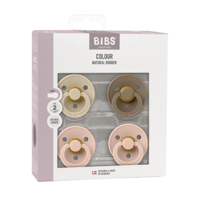 Bibs Colour 4-pak Str 2 - Baby Blush