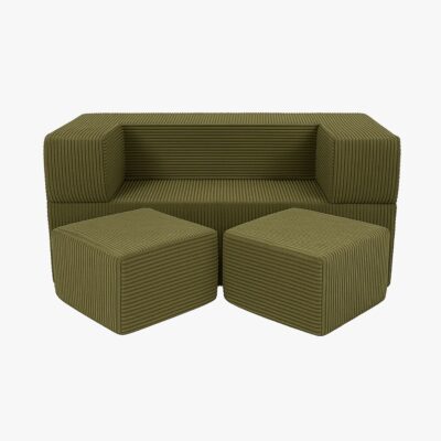 Meowbaby Aesthetic Cube Sofa, Khaki, Børnemøbler, Indretning børneværelse