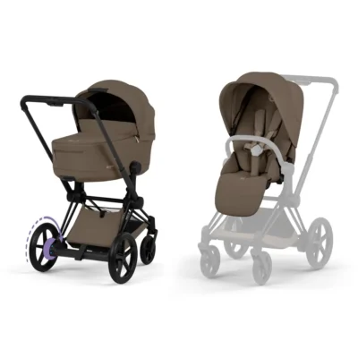 Cybex ePriam Kombivogn - Coco Brown/Matt Black