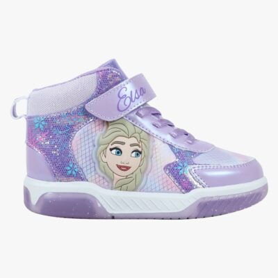Disney Frozen Blinkende Mid Sneakers, Syrenfarvet, 28