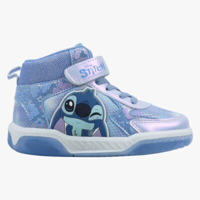 Disney Lilo & Stitch Blinkende Mid Sneakers, Lyseblå, 30