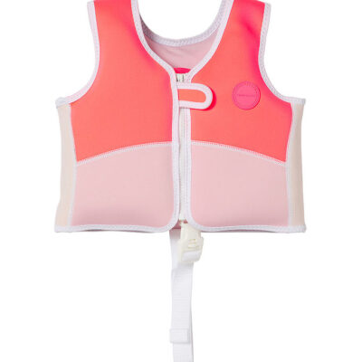 SunnyLife Svømmevest - Melody the Mermaid - 1-2 år - Neon Strawb