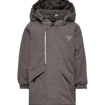 Hummel Vinterjakke - hmlMini Chevron - Tex - Dark Gull Gray