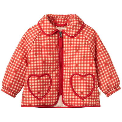 Flöss Dynejakke - Molly - Red Berry Gingham