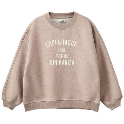 Sofie Schnoor Sweatshirt - ElinSY - Brown Melange