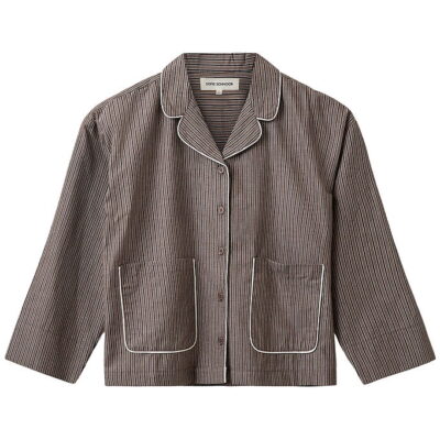 Sofie Schnoor Skjorte - ImanaSy - Brown Striped