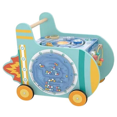 Hape Gåvogn m. Aktivitetslegetøj - Rumraket