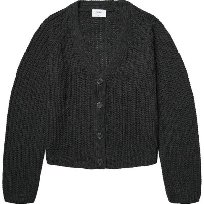 Grunt Cardigan - Strik - GrHoars - Dark Grey Melange
