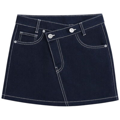 Grunt Denimnederdel - GrGrith - Raw Blue