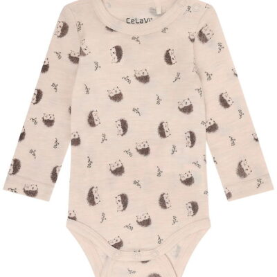 CeLaVi Body l/æ - Uld - AOP - Walnut