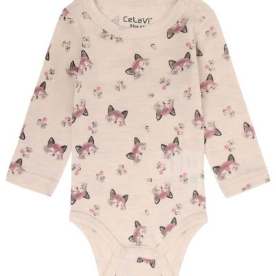 CeLaVi Body l/æ - Uld - AOP - Lilas