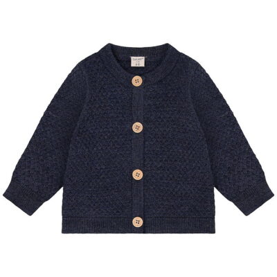 CeLaVi Cardigan - Uld - Ombre Blue Melange