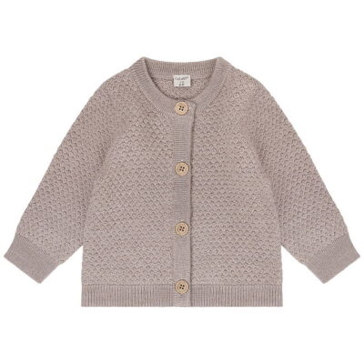 CeLaVi Cardigan - Uld - Mocha Meringue Melange