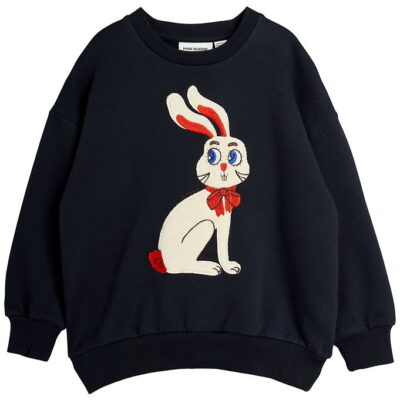 Mini Rodini Sweatshirt - Rabbit - Sort