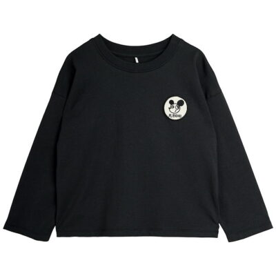 Mini Rodini Bluse - Ritzratz Patch - Sort