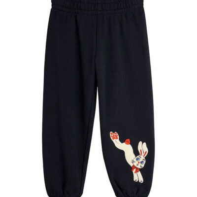 Mini Rodini Sweatpants - Rabbit - Sort