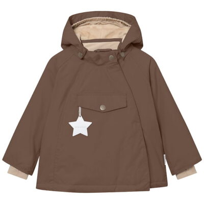 Mini A Ture Vinterjakke - MatWang Fleece - Chestnut brown