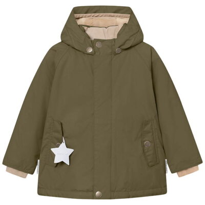Mini A Ture Vinterjakke - MatWally Fleece - Kalamata Green