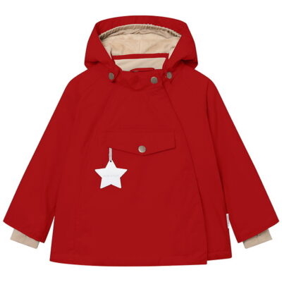Mini A Ture Vinterjakke - MatWang Fleece - Chili pepper
