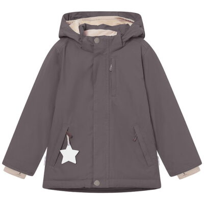 Mini A Ture Vinterjakke - MatAdyanko Fleece - Plum Kitten