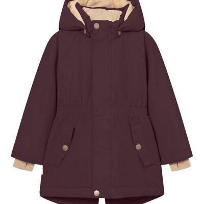 Mini A Ture Vinterjakke - MatVikania Fleece - Fudge Aubergine