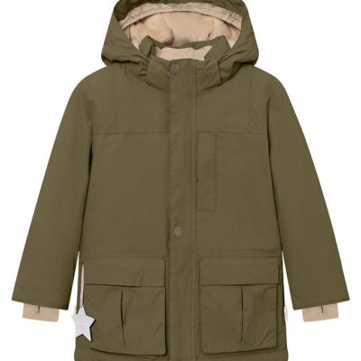 Mini A Ture Vinterjakke - MatKastorio Fleece - Kalamata Green