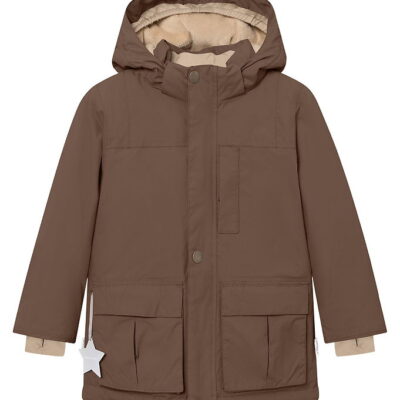 Mini A Ture Vinterjakke - MatKastorio Fleece - Chestnut Brown