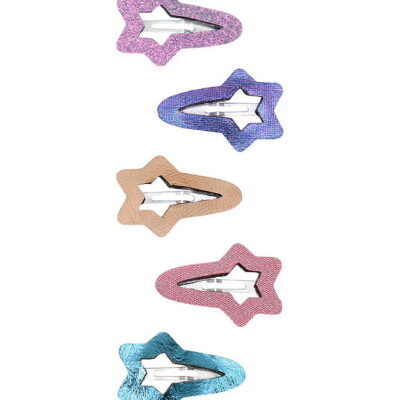 Mimi & Lula Hårspænder - 5-Pak - Mini Cut Out Star