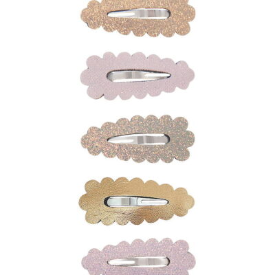 Mimi & Lula Hårspænder - 5-Pak - Mini Scalloped Dreamwish