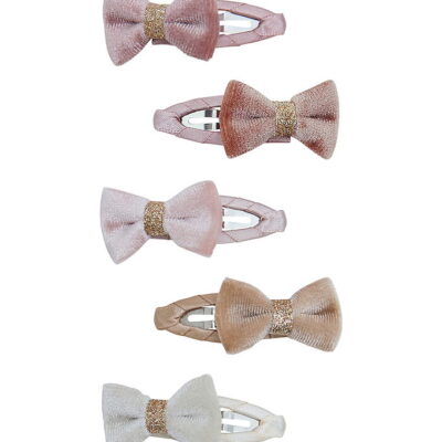 Mimi & Lula Hårspænder - 5-Pak - Mini Velvet Tinkerbell